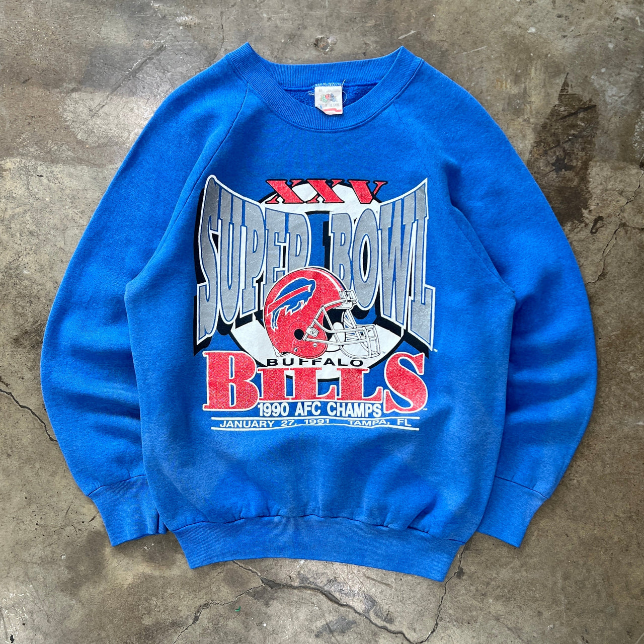1991 Super Bowl Buffalo Bills Crewneck