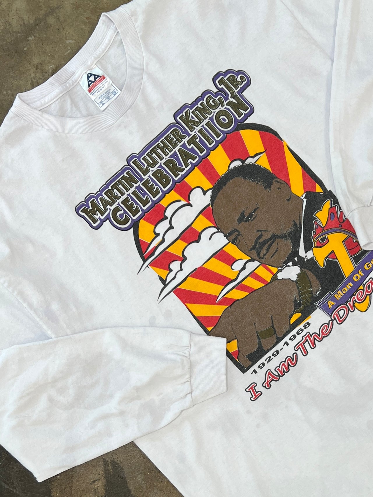 2005 Martin Luther King Jr MLK I Have a Dream Long Sleeve Rap Tee