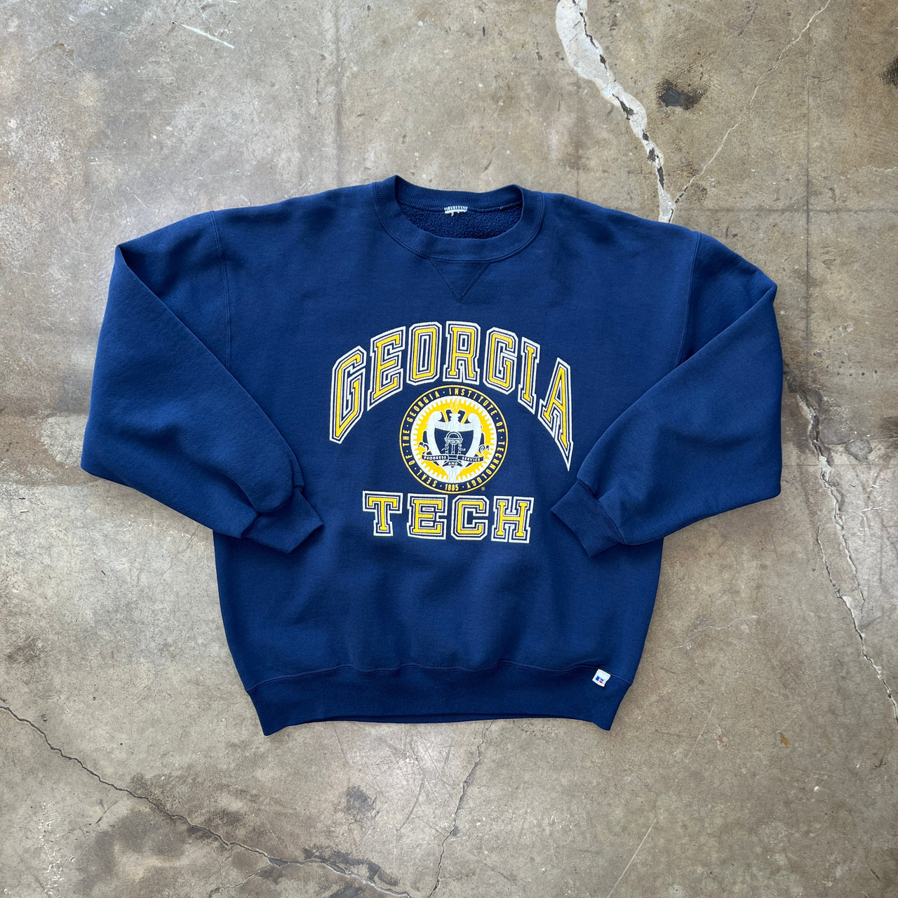 Georgia Tech Russell Athletics Crewneck