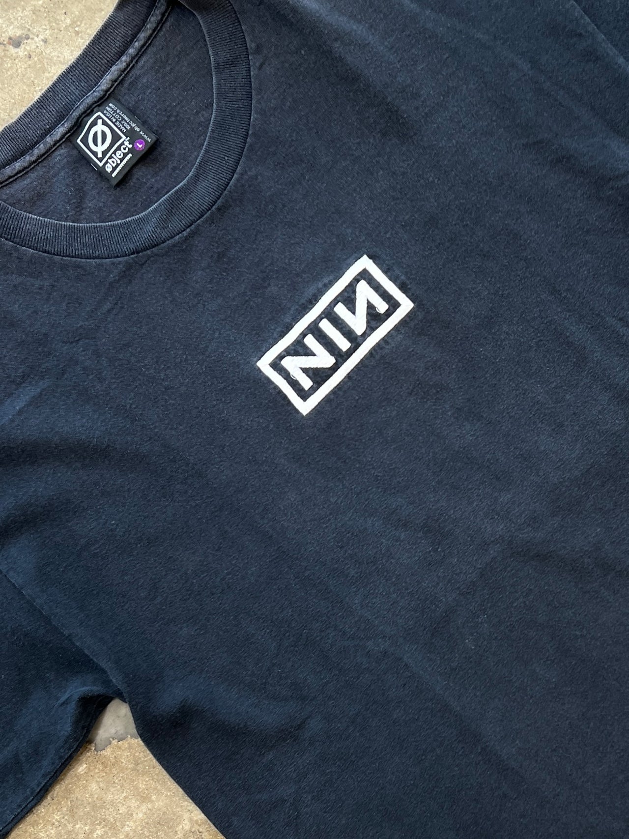 90s Nine Inch Nails NIN Embroidered MiUSA Band Tee