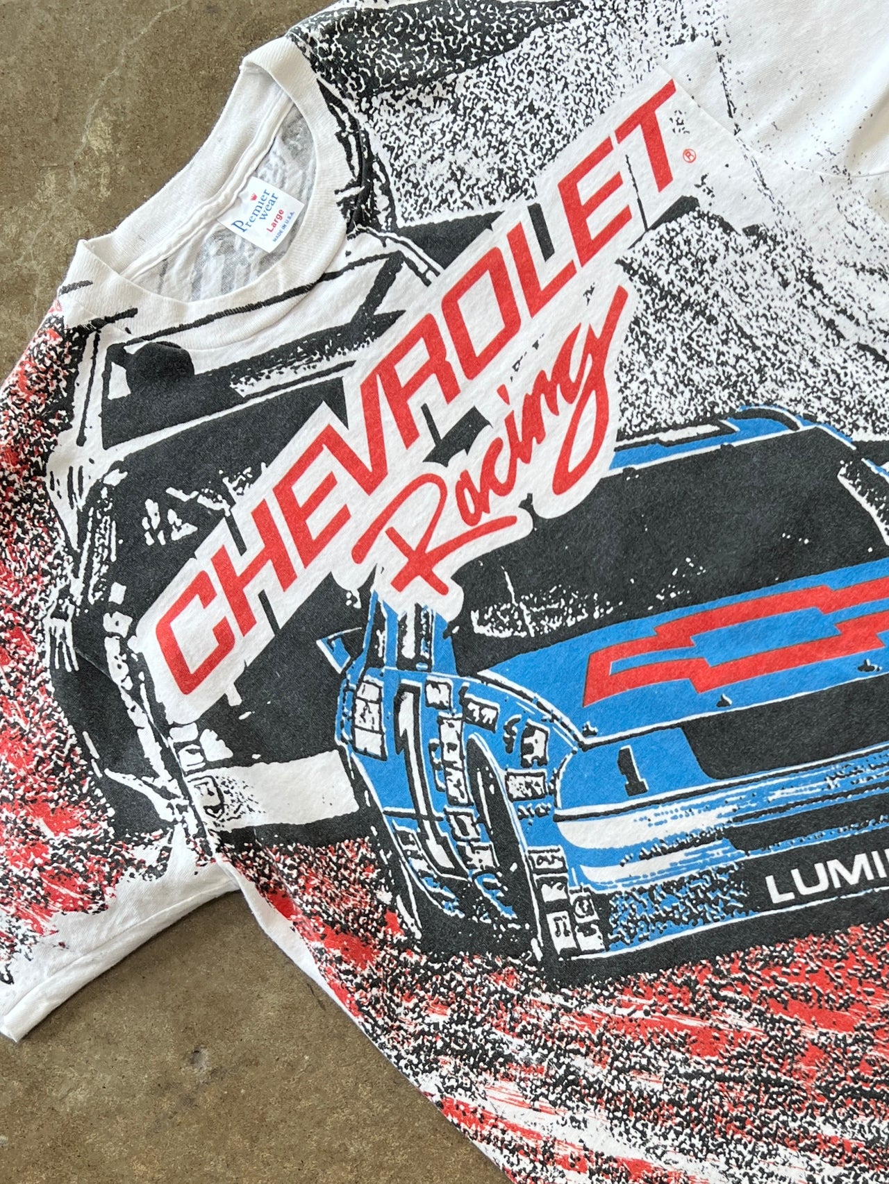90s Chevrolet Chevy Racing AOP Single Stitch