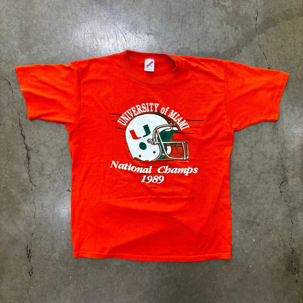 Miami Hurricanes NCAA Football Champs Tee XL