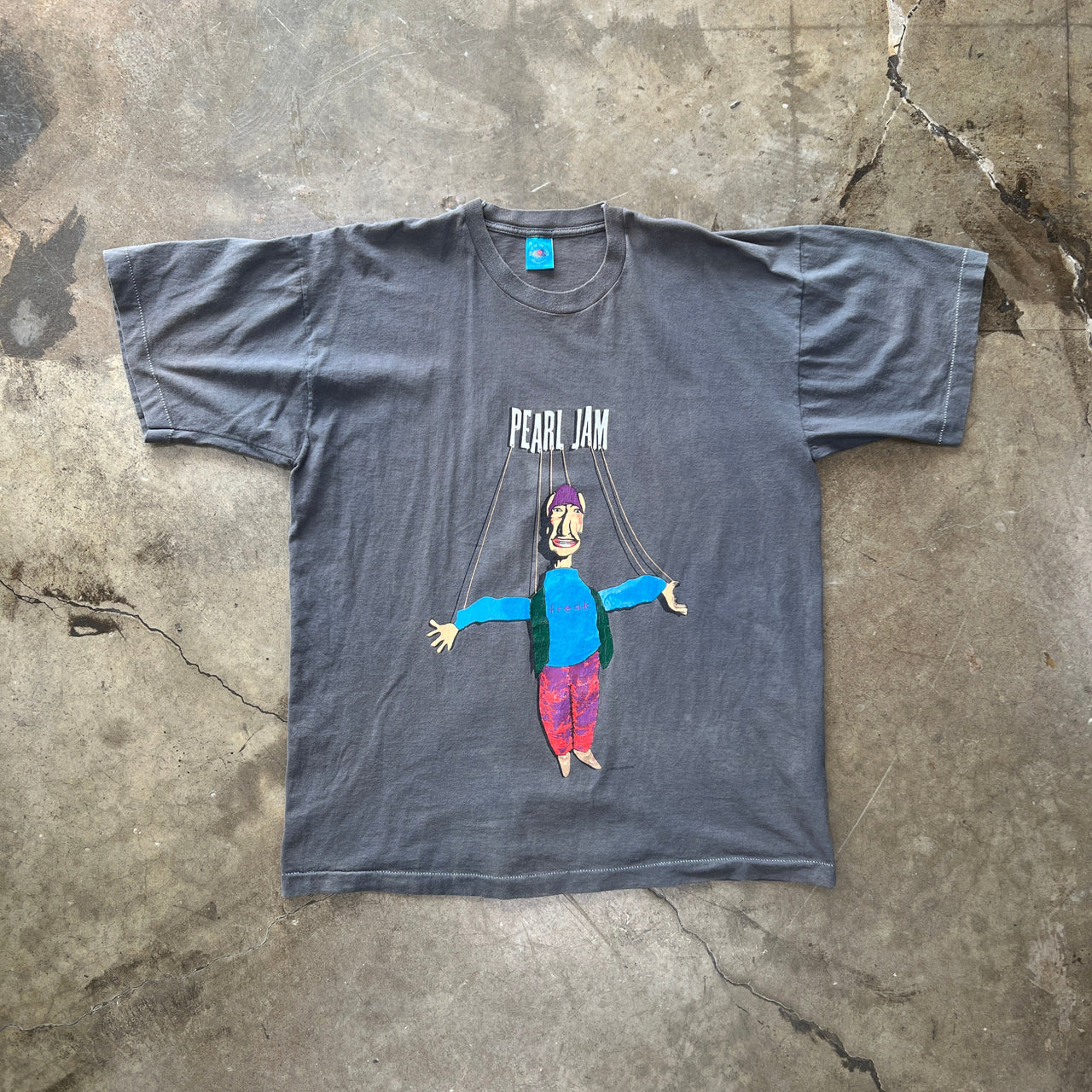 1994 Pearl Jam Freak Tour Puppet Single Stitch Tee