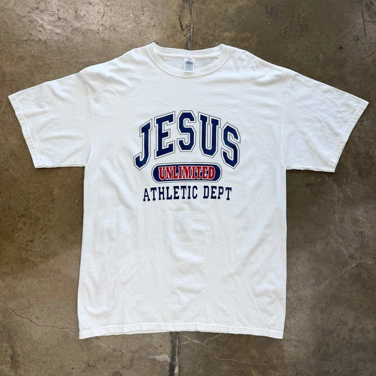 Jesus Unlimited Athletic Dept Varsity Gym Tee