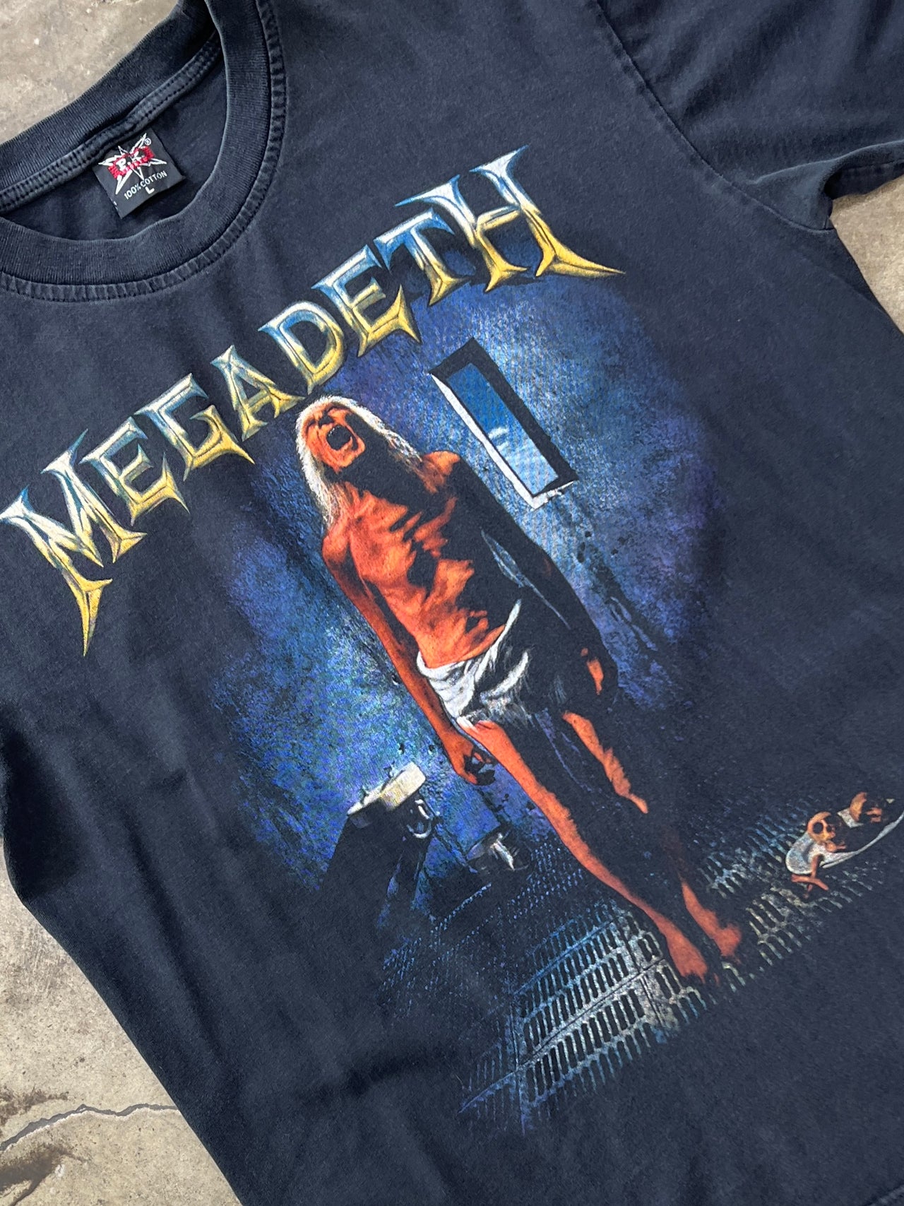 90s Megadeth Countdown to Extinction PK Sports Band Tee