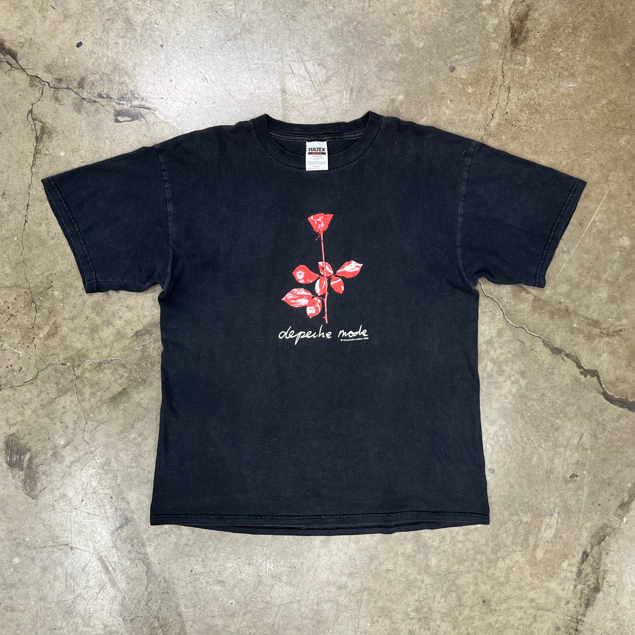 1998 Depeche Mode Limited Singles Tour Tultex Tee