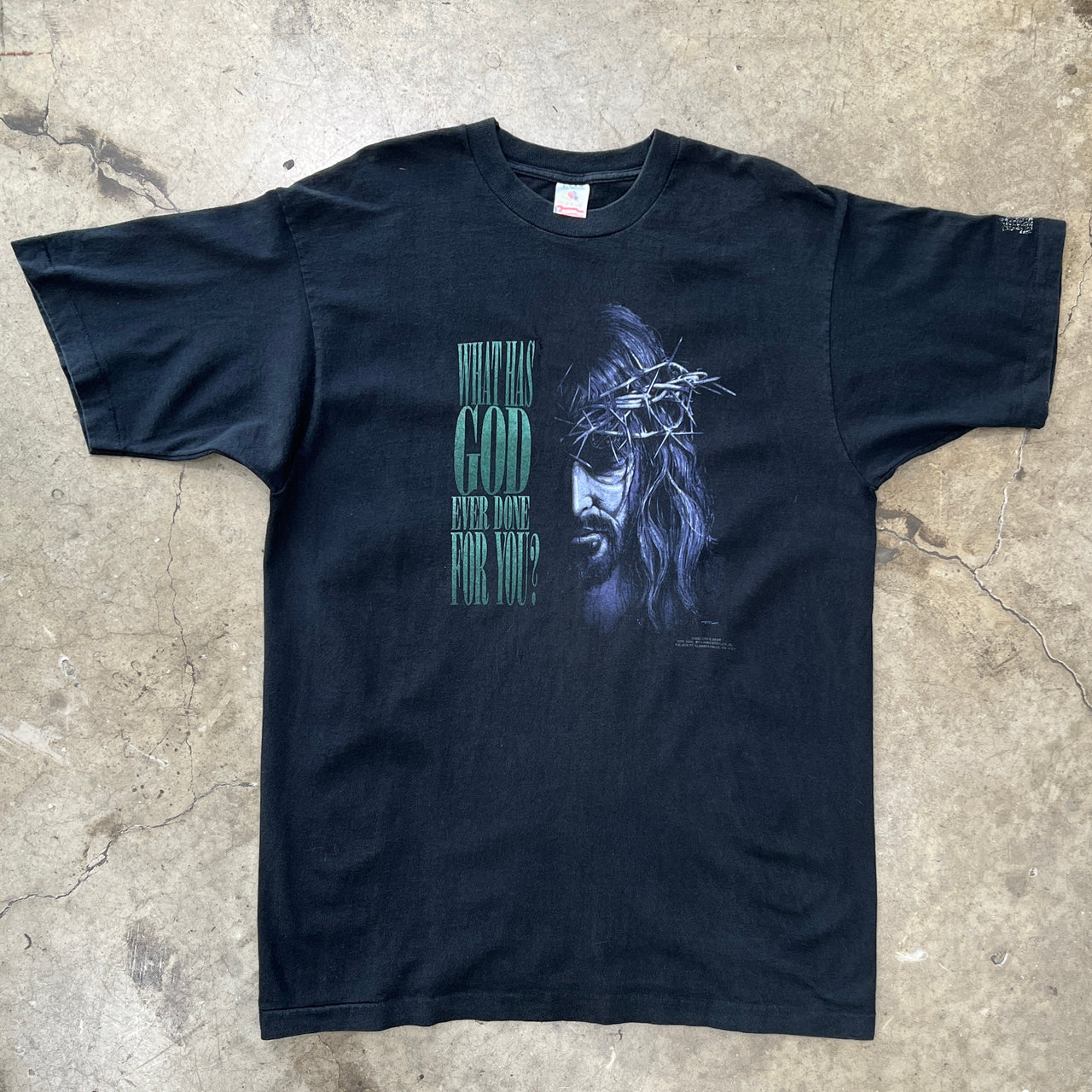 90s 1994 God Done for You Jesus Religious John 3:16 Tee