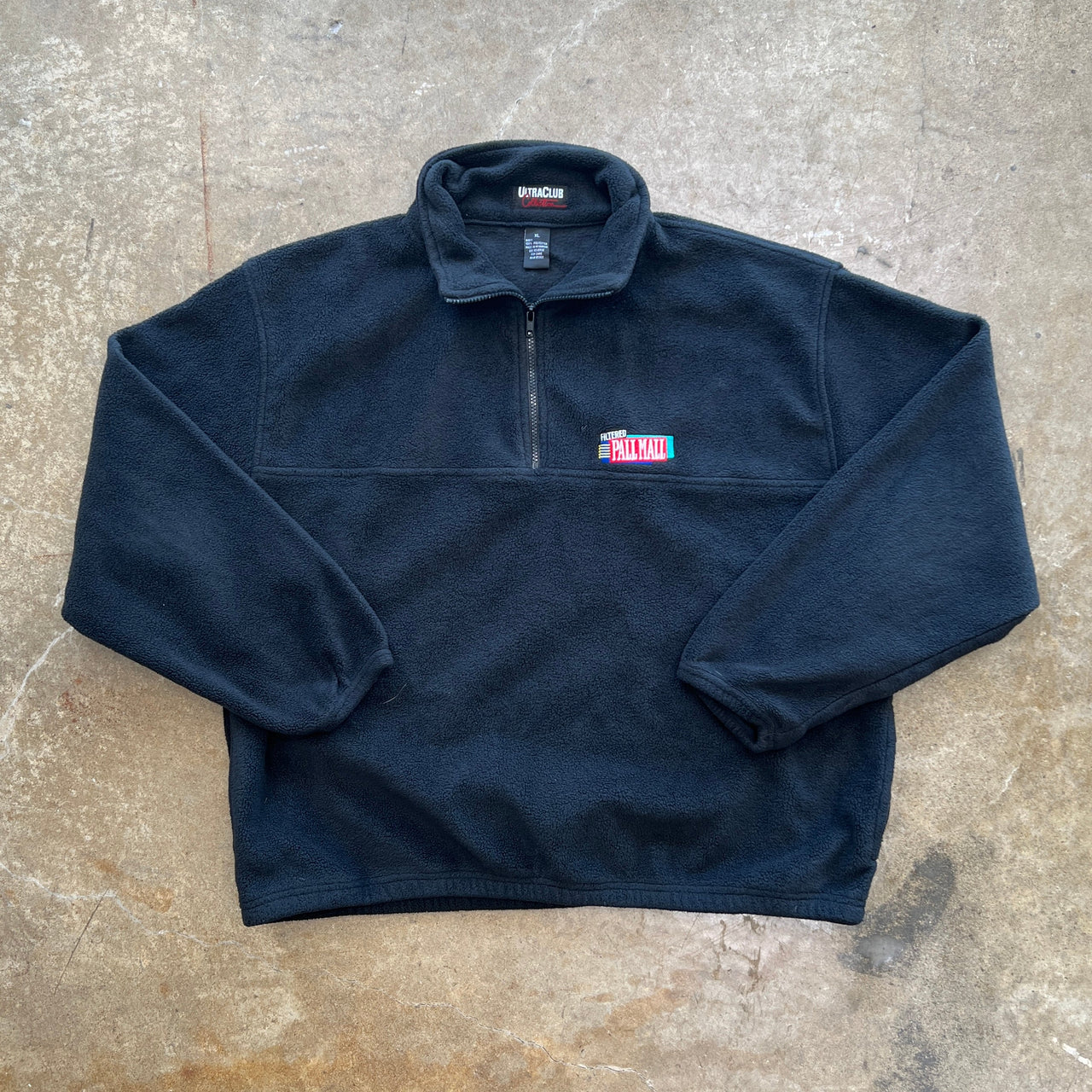 90s Pall Mall Filtered Quarter Zipup Fleece Jacket