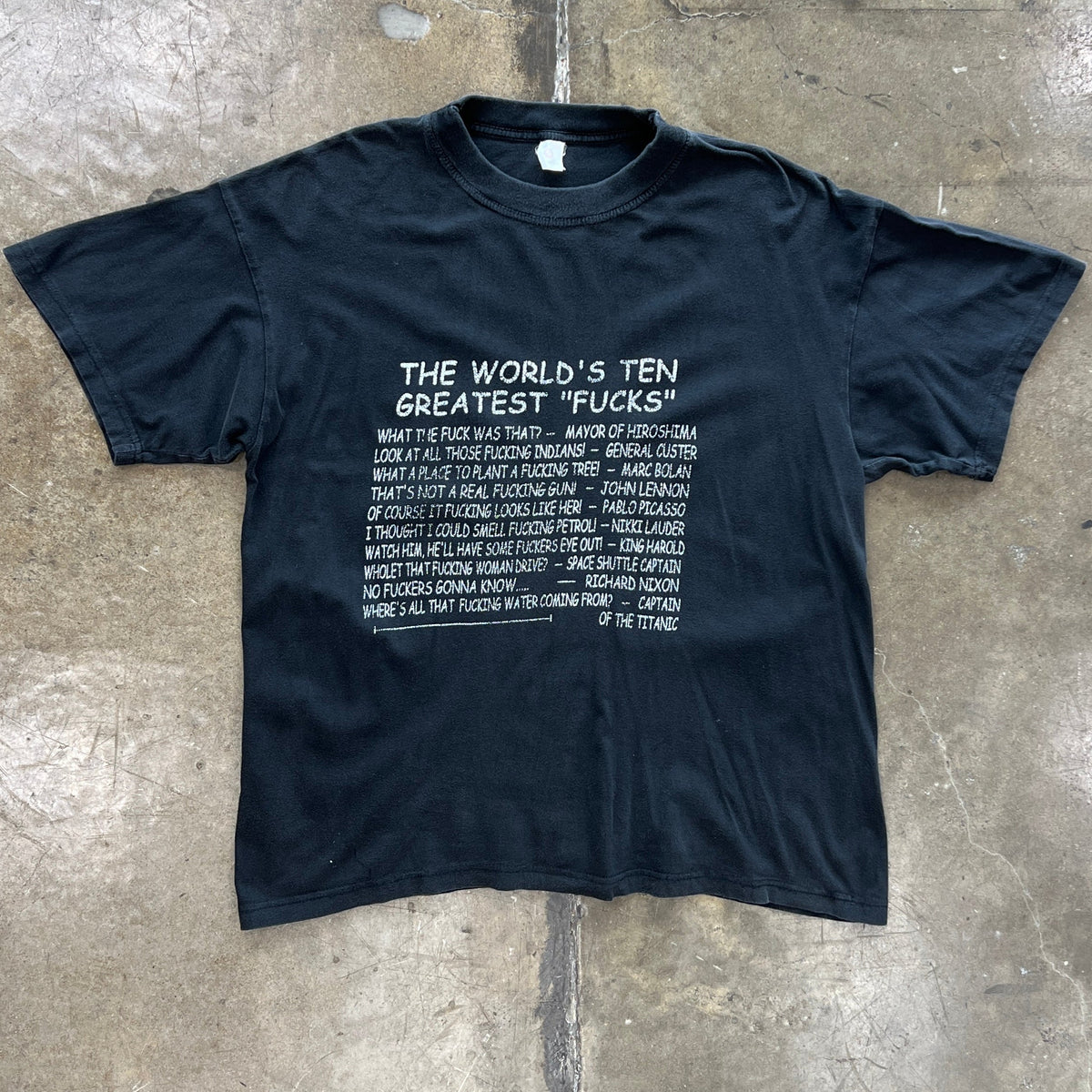 Greatest Fucks Comedy Graphic Tee