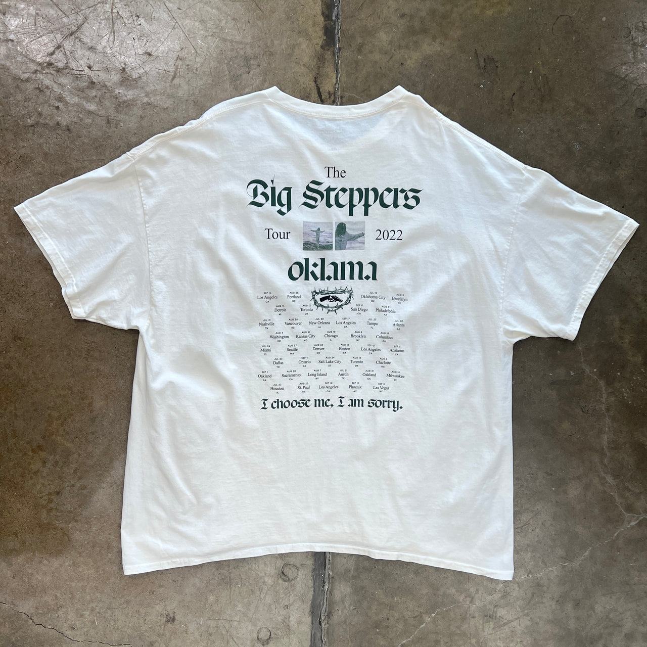 Kendrick Lamar Oklama The Big Steppers Tour Band Tee
