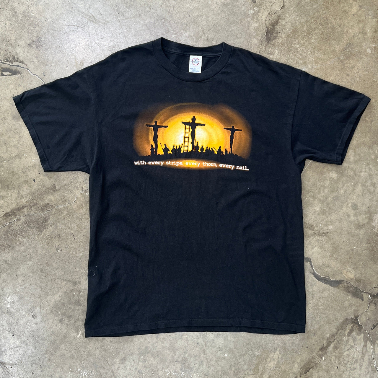 Every Stripe Every Thorn Jesus on the Cross Religious Tee