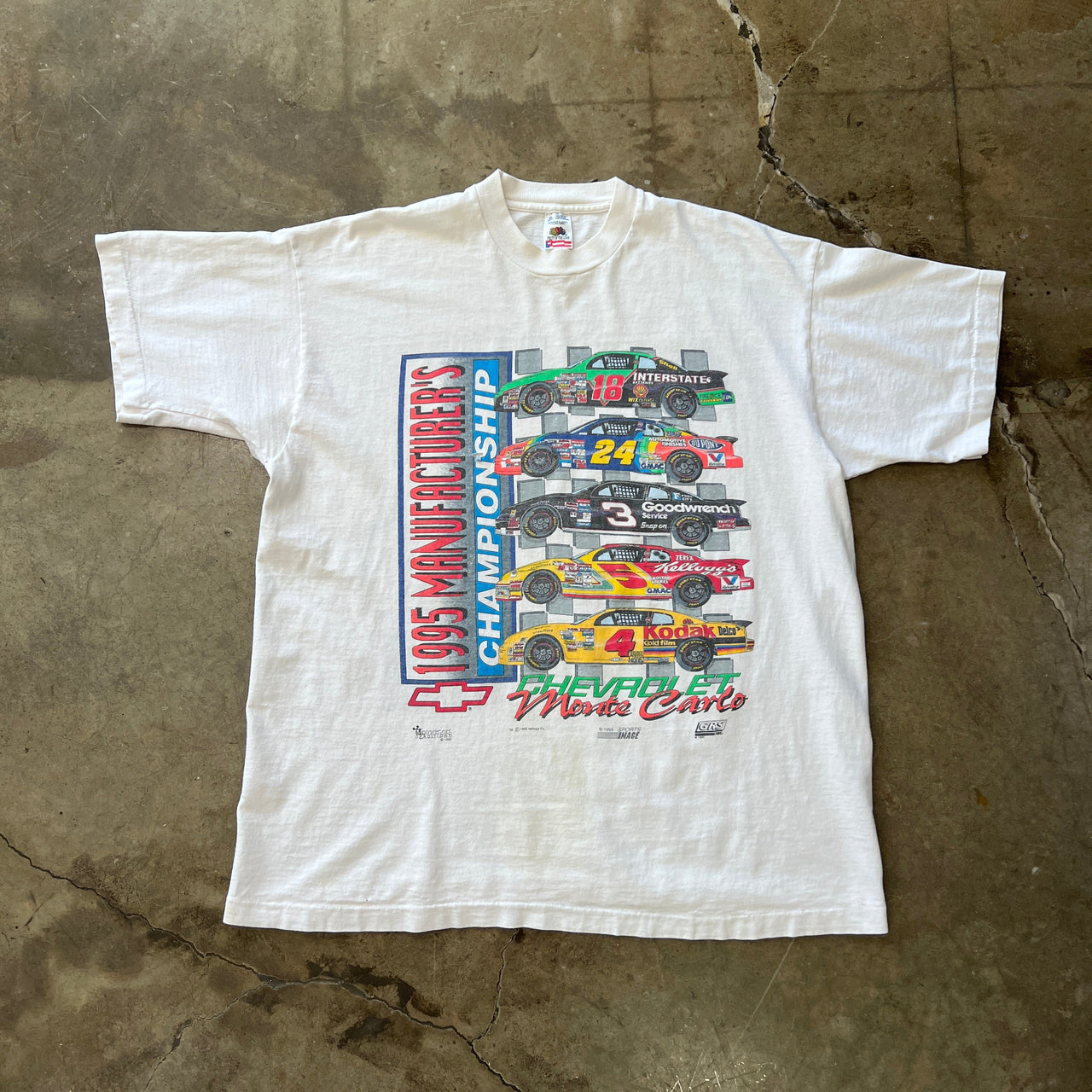 1995 NASCAR Manufacturer's Championship Single Stitch Tee