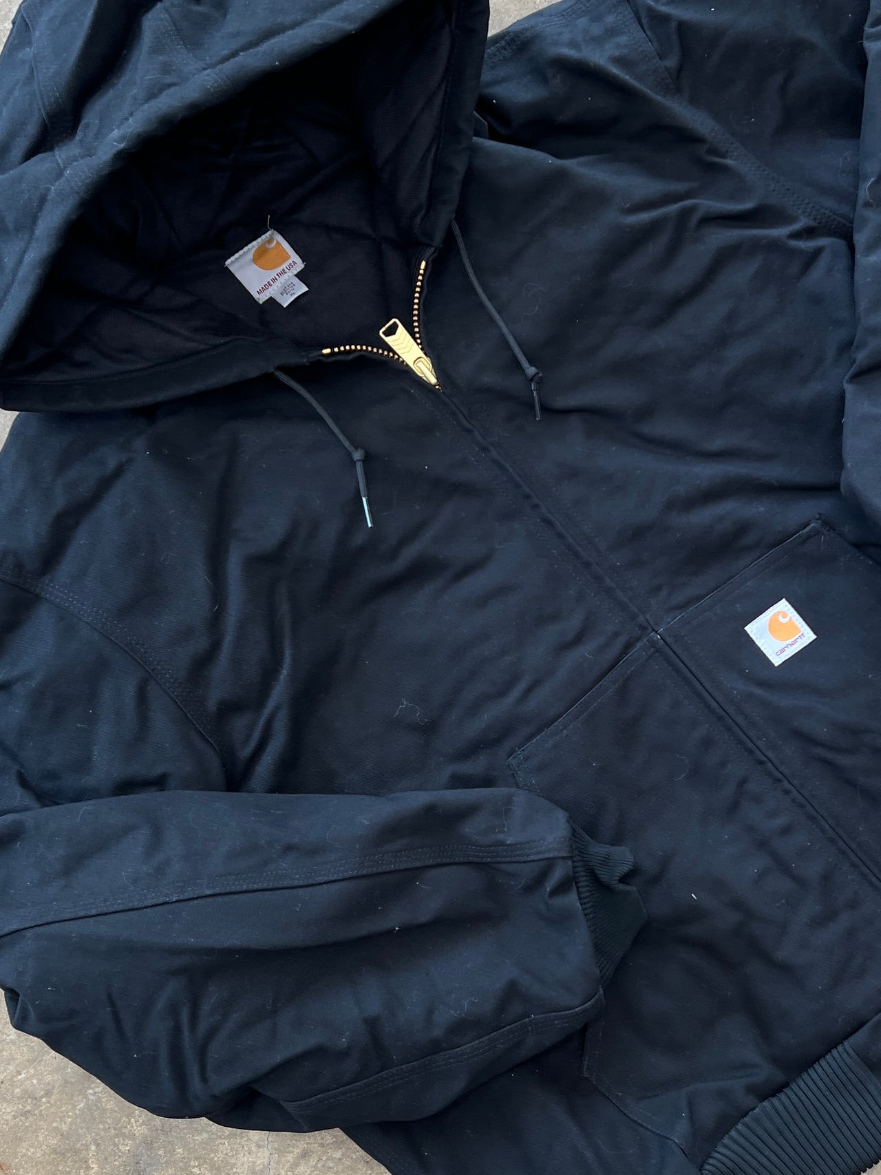 Carhartt MiUSA J140 Black Work Jacket