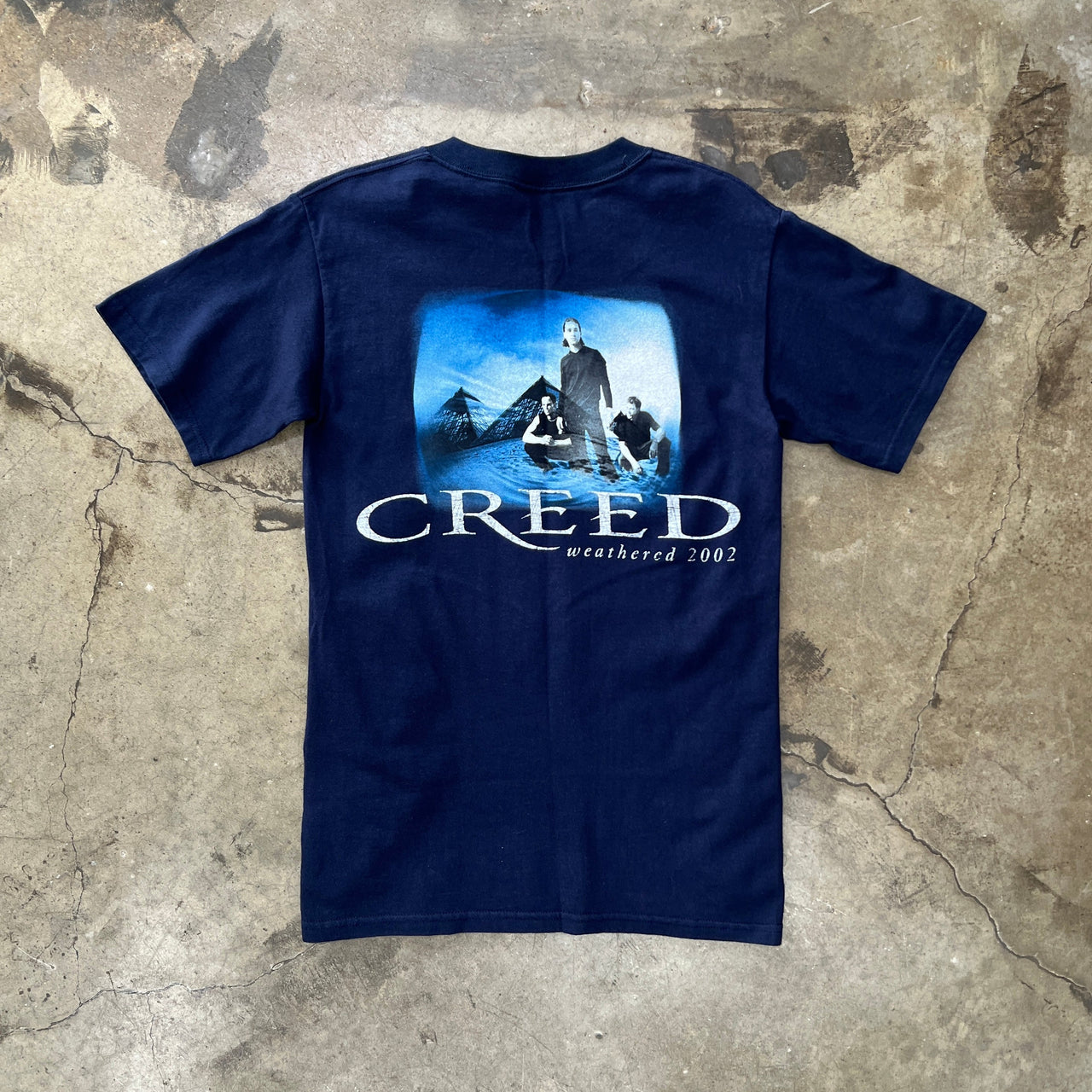 2002 Creed Weathered Band Tee