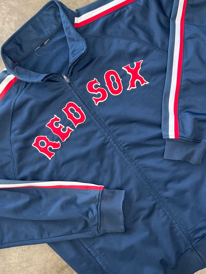 MLB Red Sox Stripe Sleeve Jacket