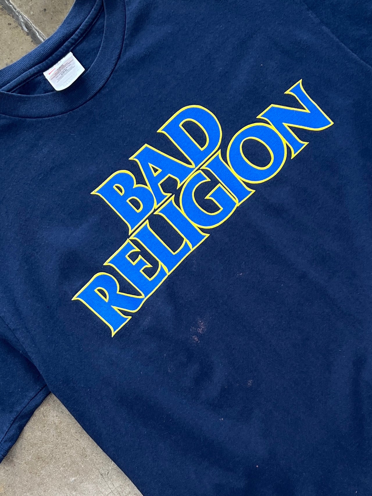 Bad Religion No Substance Stroked Logo Band Tee