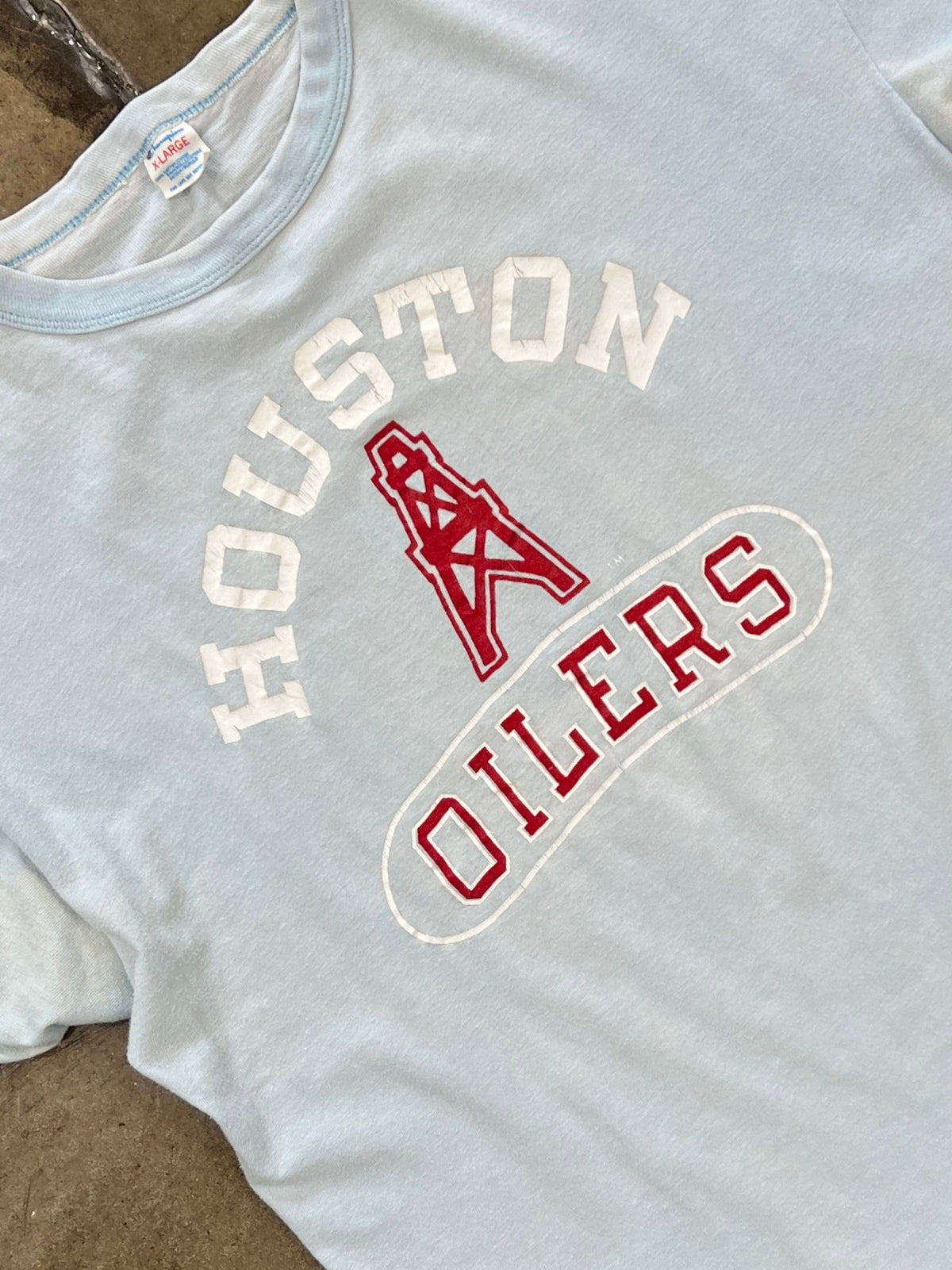 80s Champions NFL Houston Oilers Football Tee