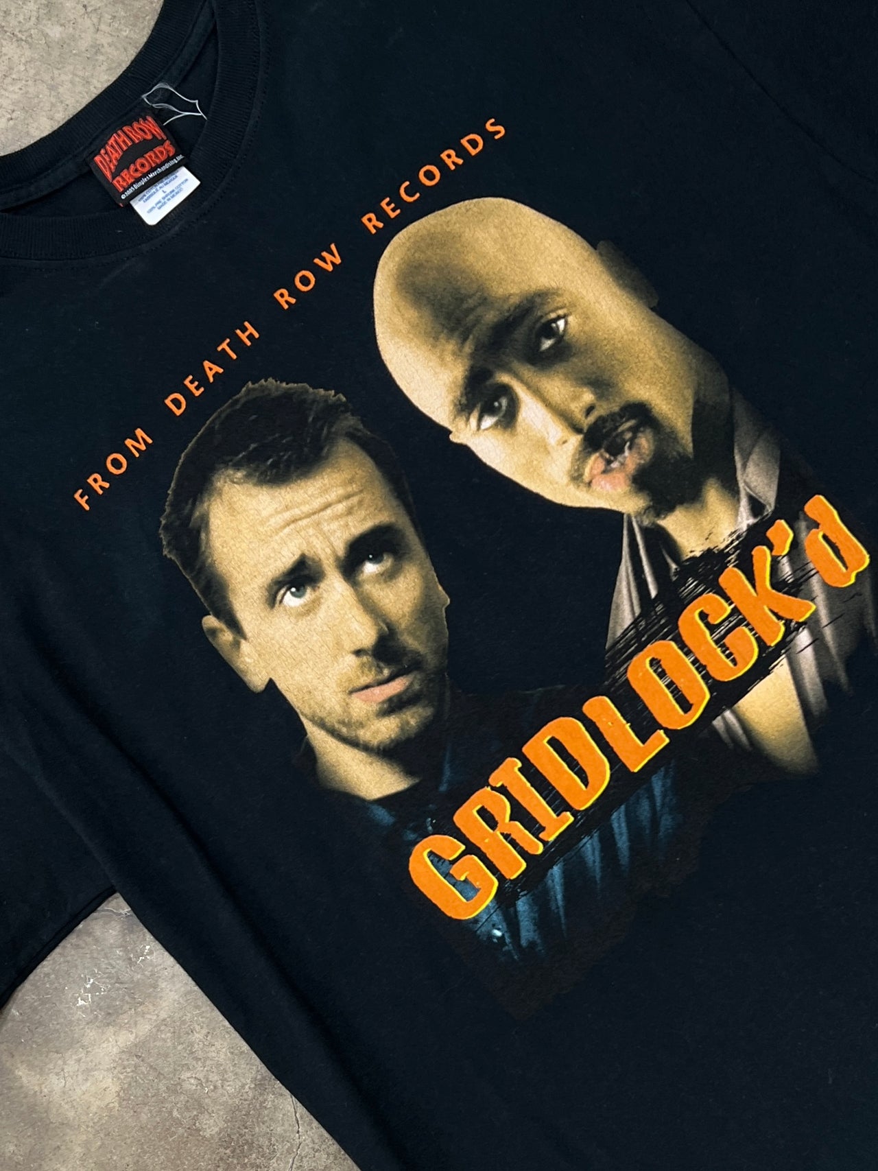 2005 Death Row Records Gridlock'd Tupac Tim Roth Tee