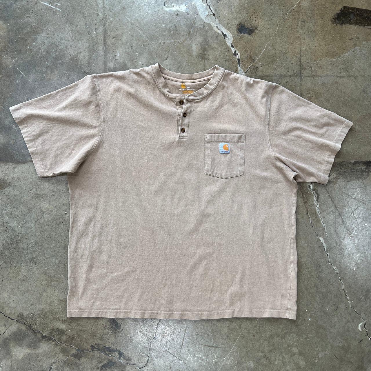 Carhartt Orginal Fit Quarter Button Up Pocket Tee