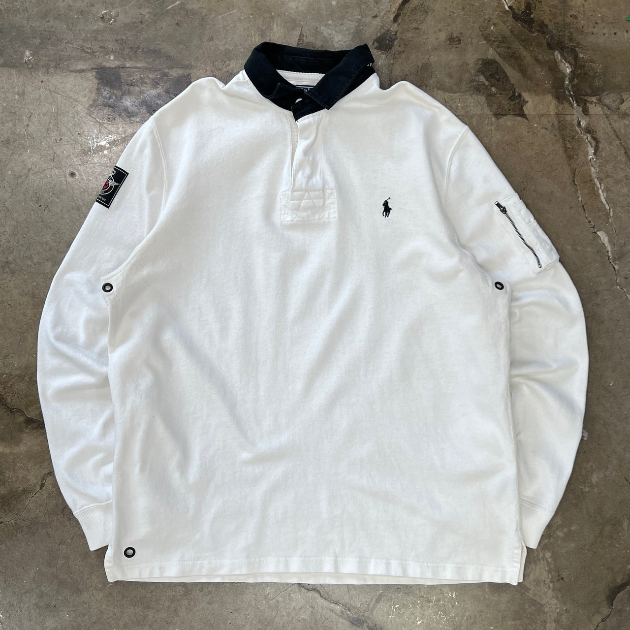 Ralph Lauren Polo Rugby Long Sleeve Shirt Custom Fit