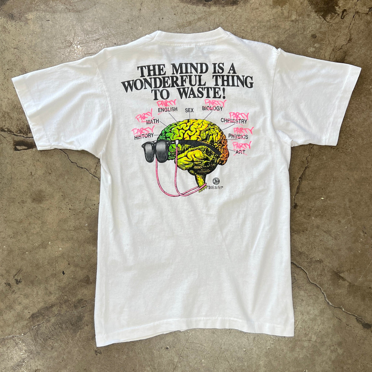 80s BrainWaves Brain Party Single Stitch Tee