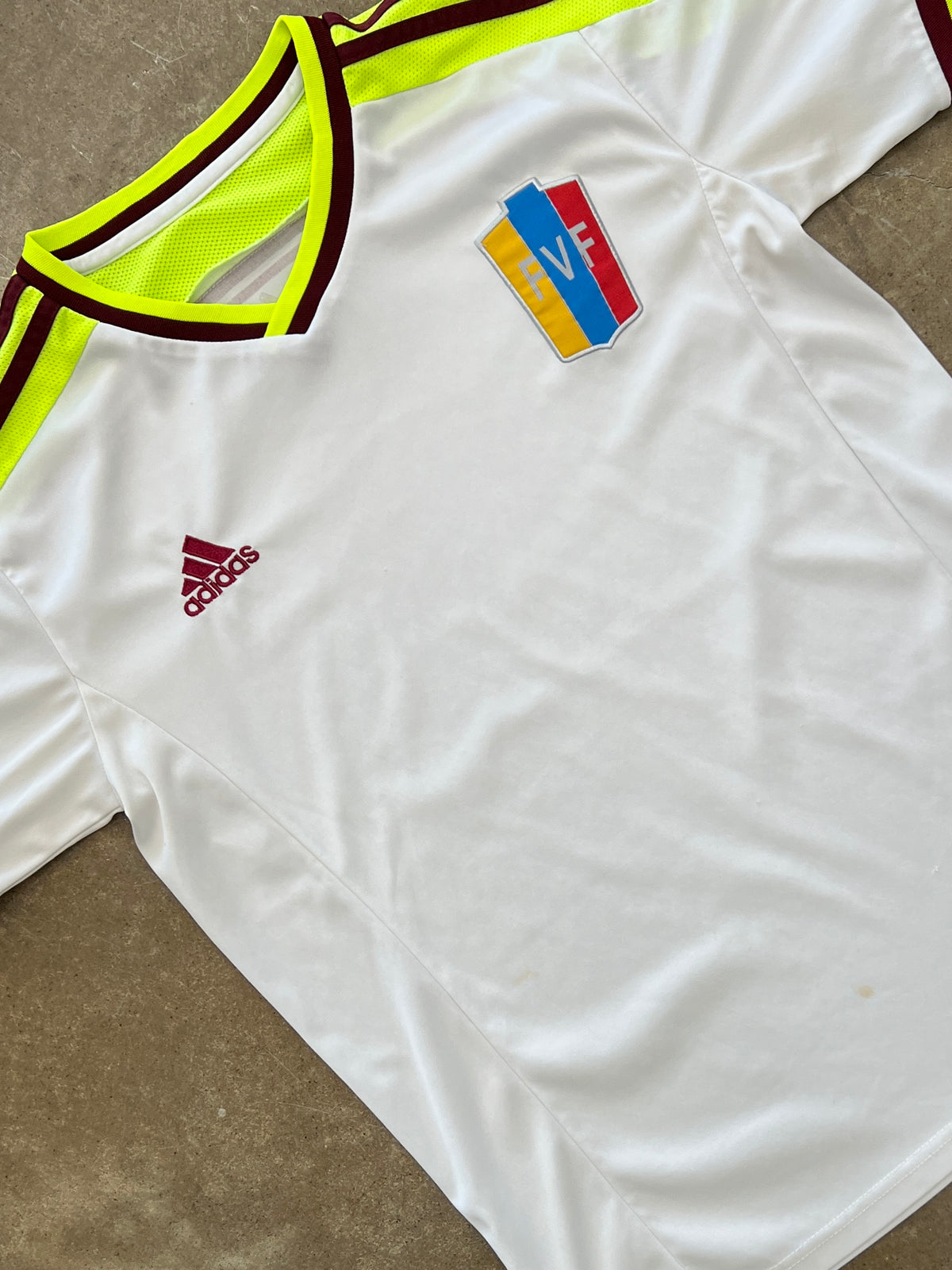 Adidas FVF Venezuelan Football Soccer Jersey Small