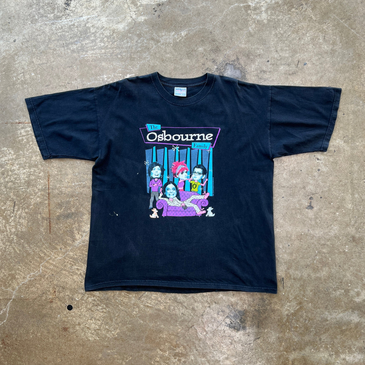 Ozzy 2000 The Osbourne Family Tv Show All Sport Tee