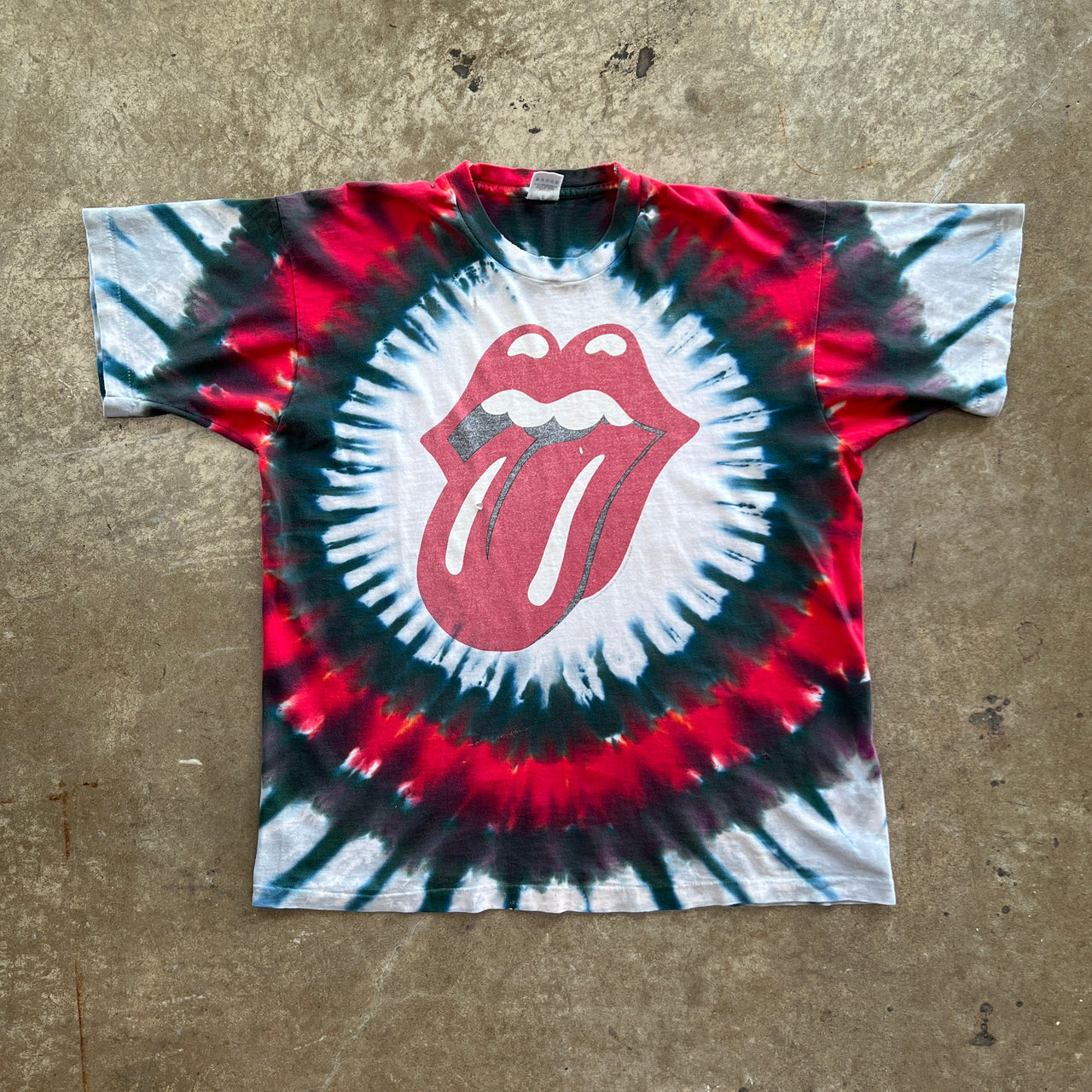 1994 Rolling Stone Tie Dye Single Stitch Distressed Tee