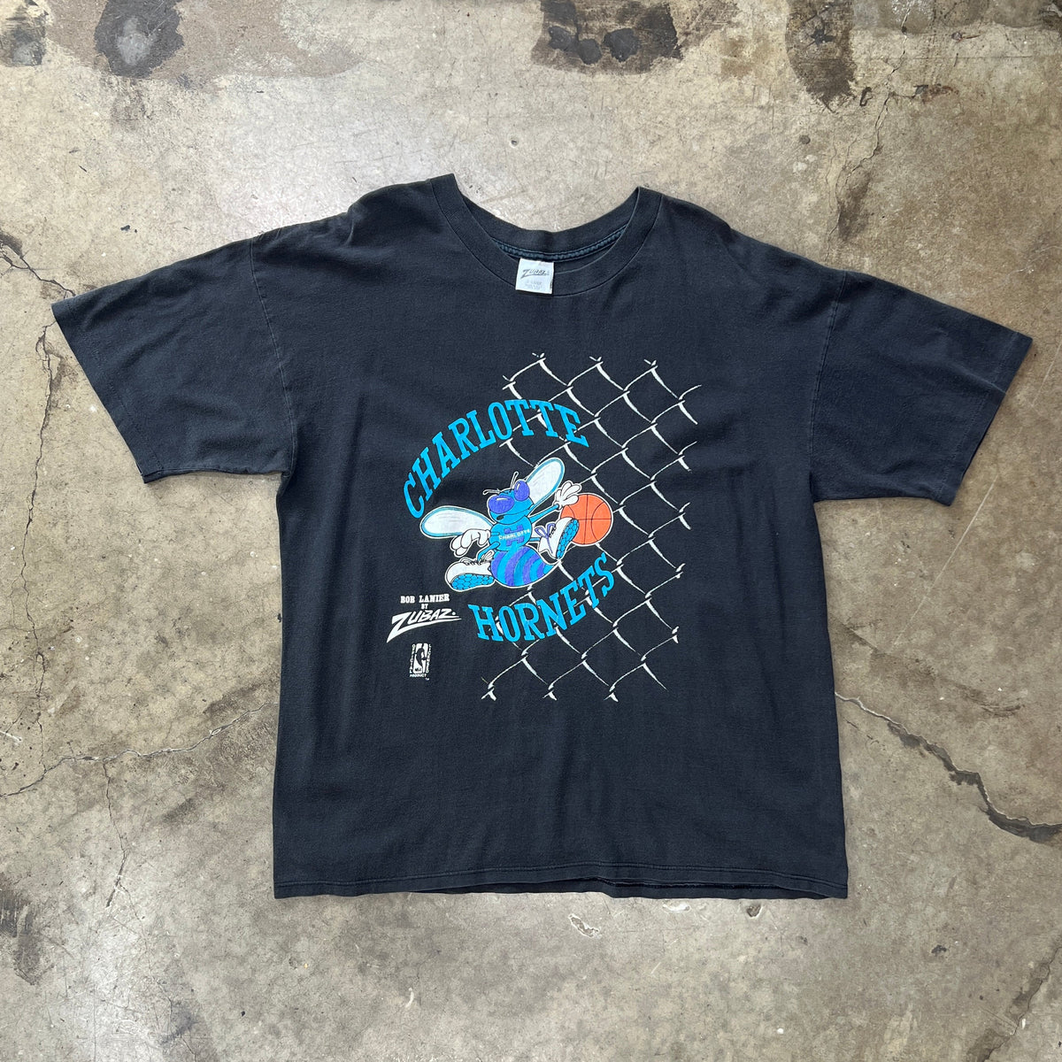90s Charlotte Hornets Nets Basketball Tee