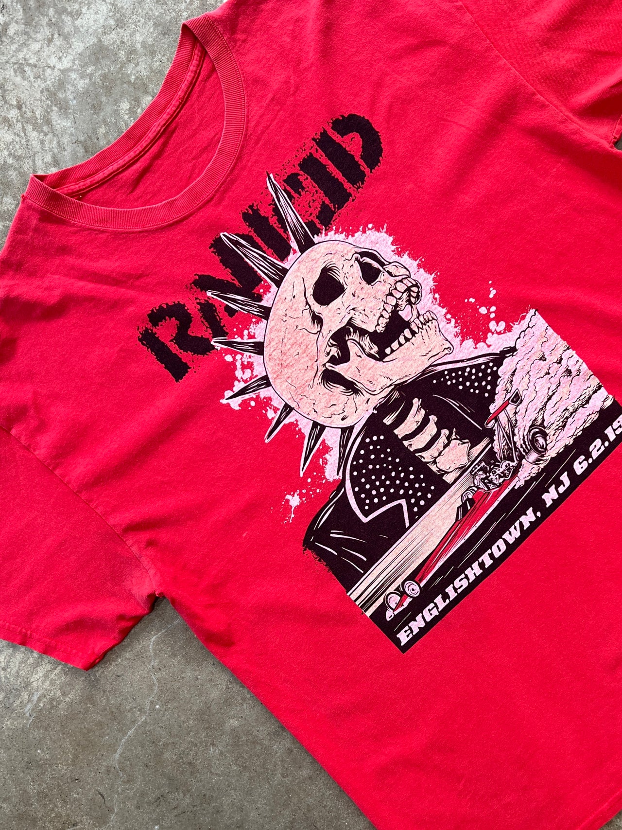 2000s Y2K Rancid Englishtown New Jersey Tee