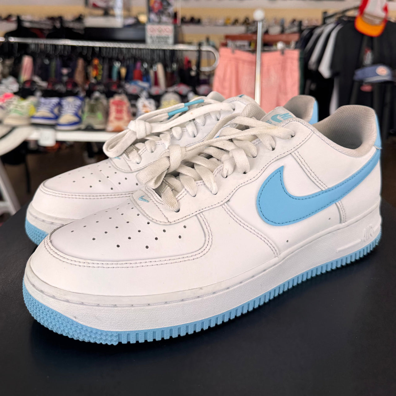 Nike Air Force 1 Low White Aquarius Blue (2024)