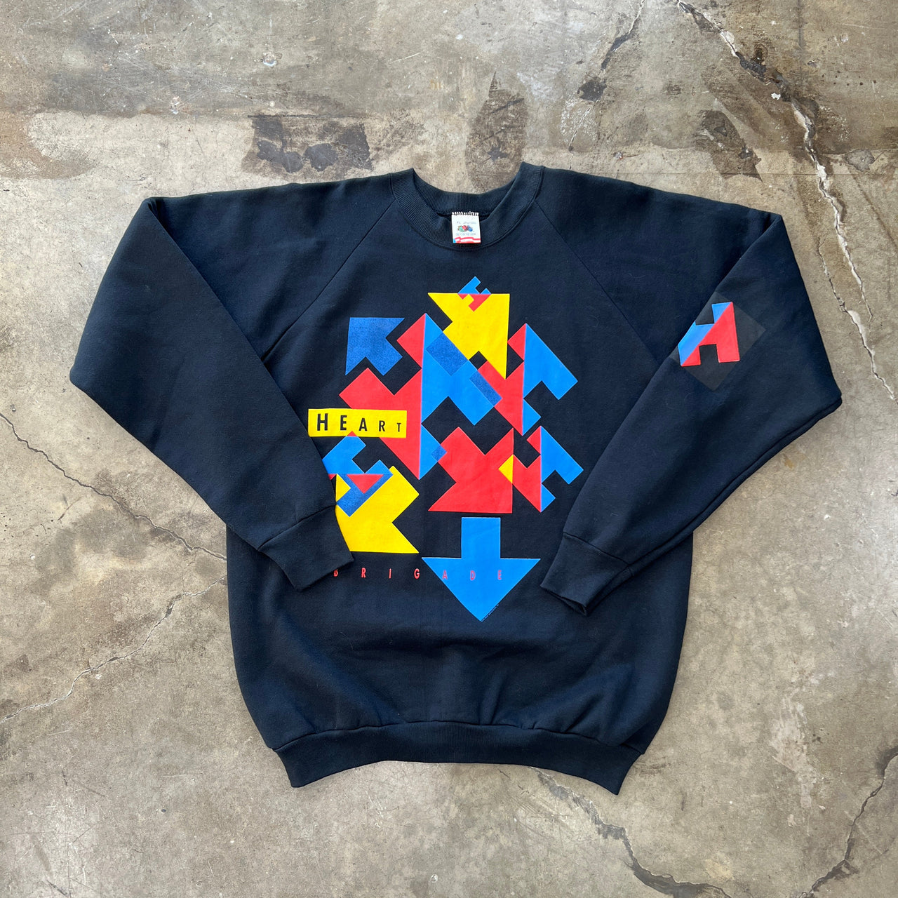 1990 Heart Brigade Sweatshirt Crewneck MiUSA