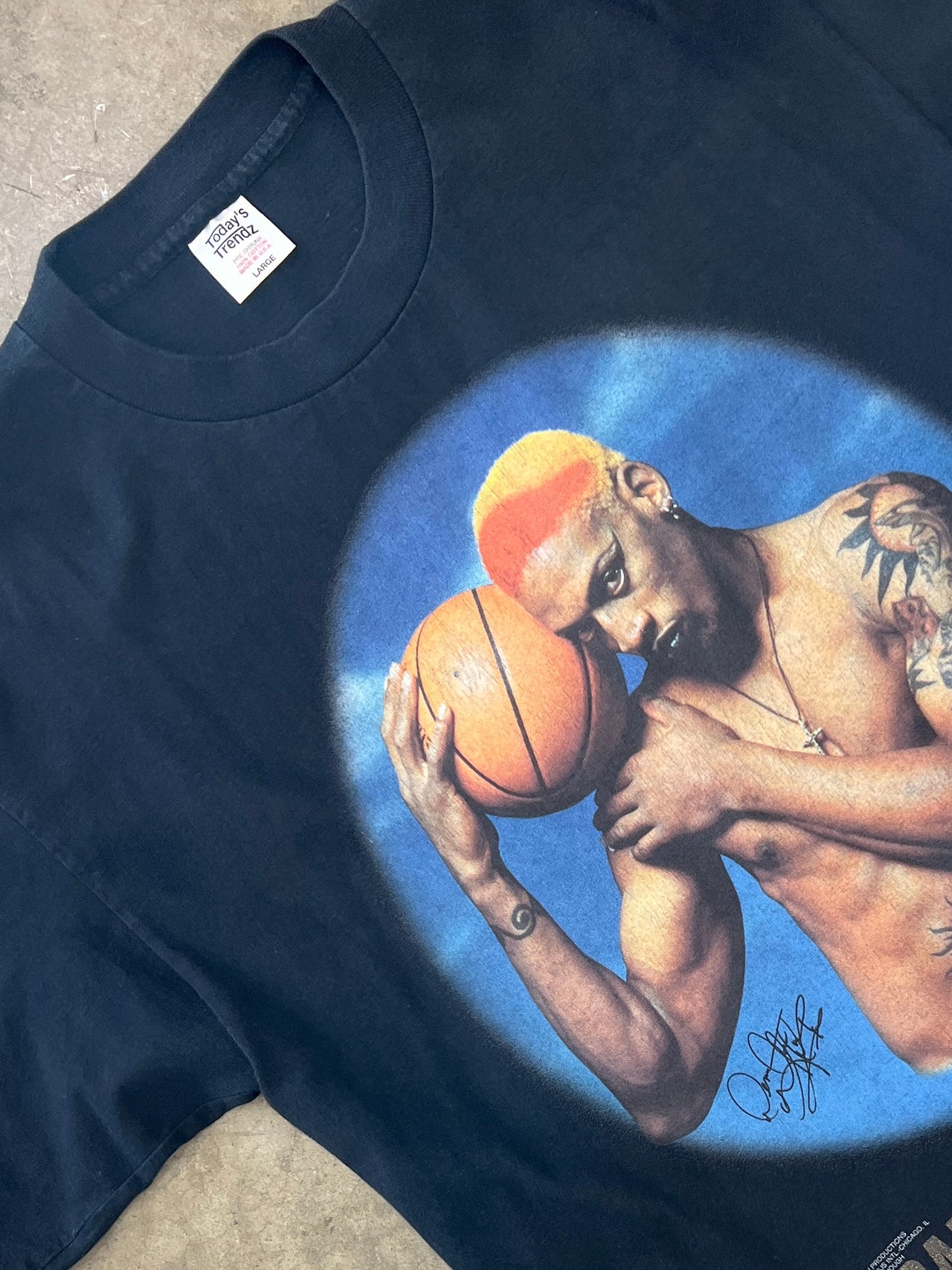 1996 90s Dennis Rodman Bad As I Wanna Be Single Stitch Tee