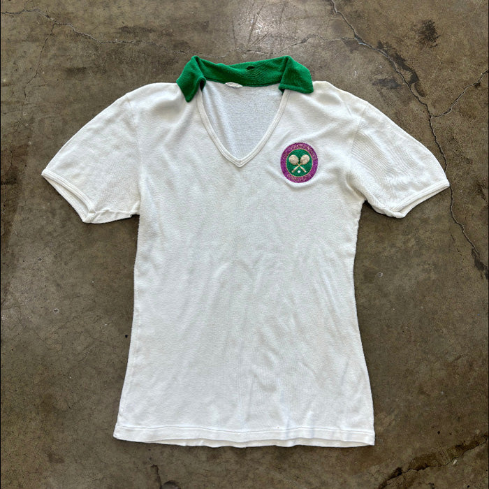 The Champion Wimbledon V-neck Collared Tee