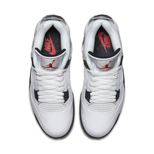 Air Jordan 4 White Cement