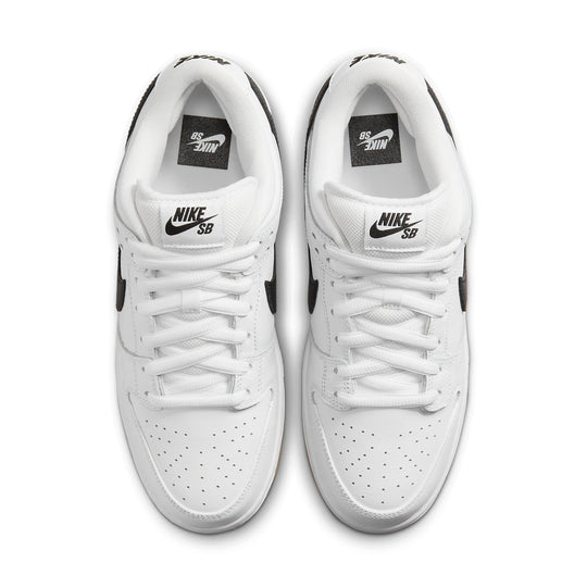 SB Dunk Low White Gum