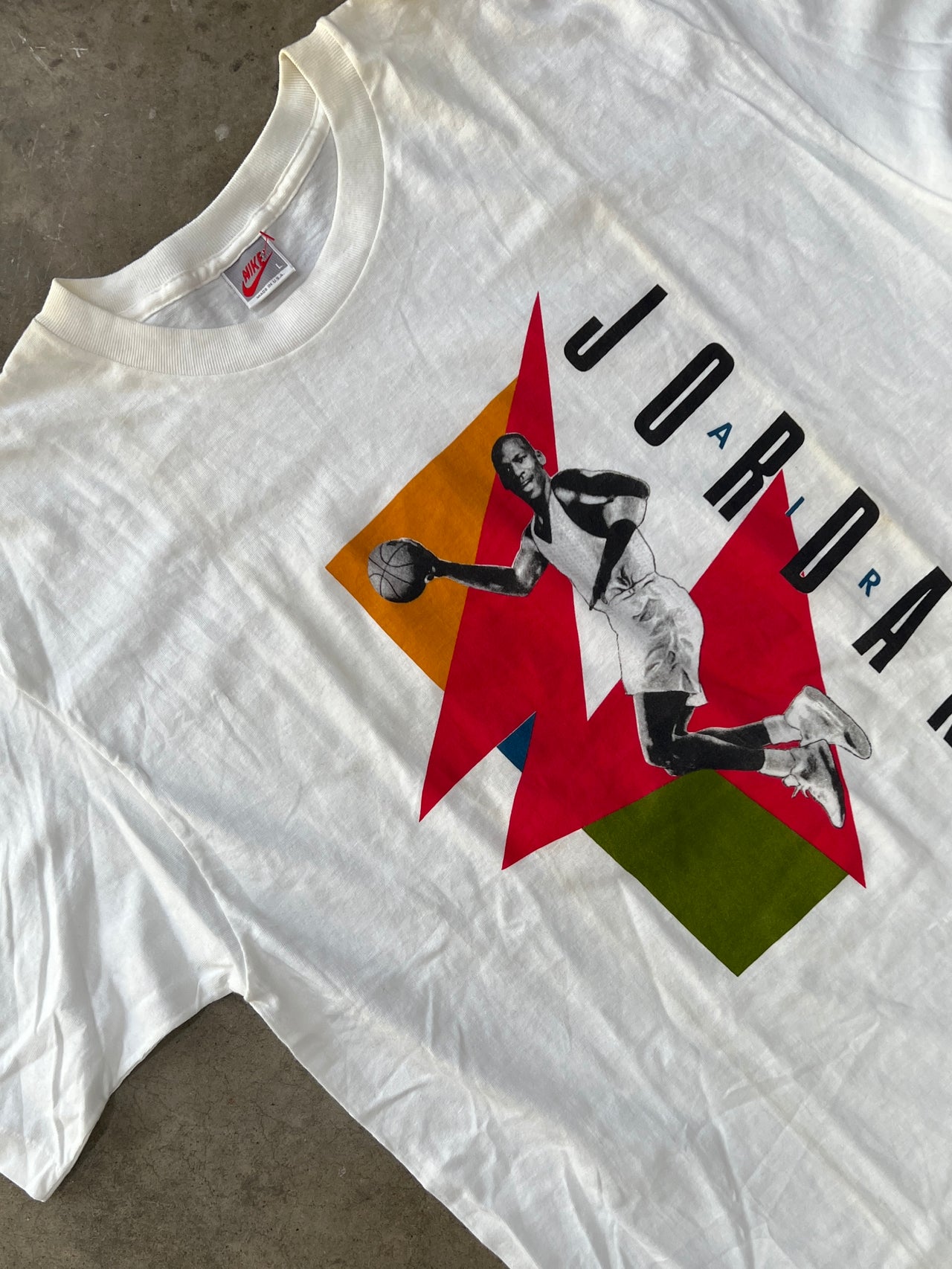 Early 90s Nike Air Jordan Michael Jordan Basketball Single Stitch Tee