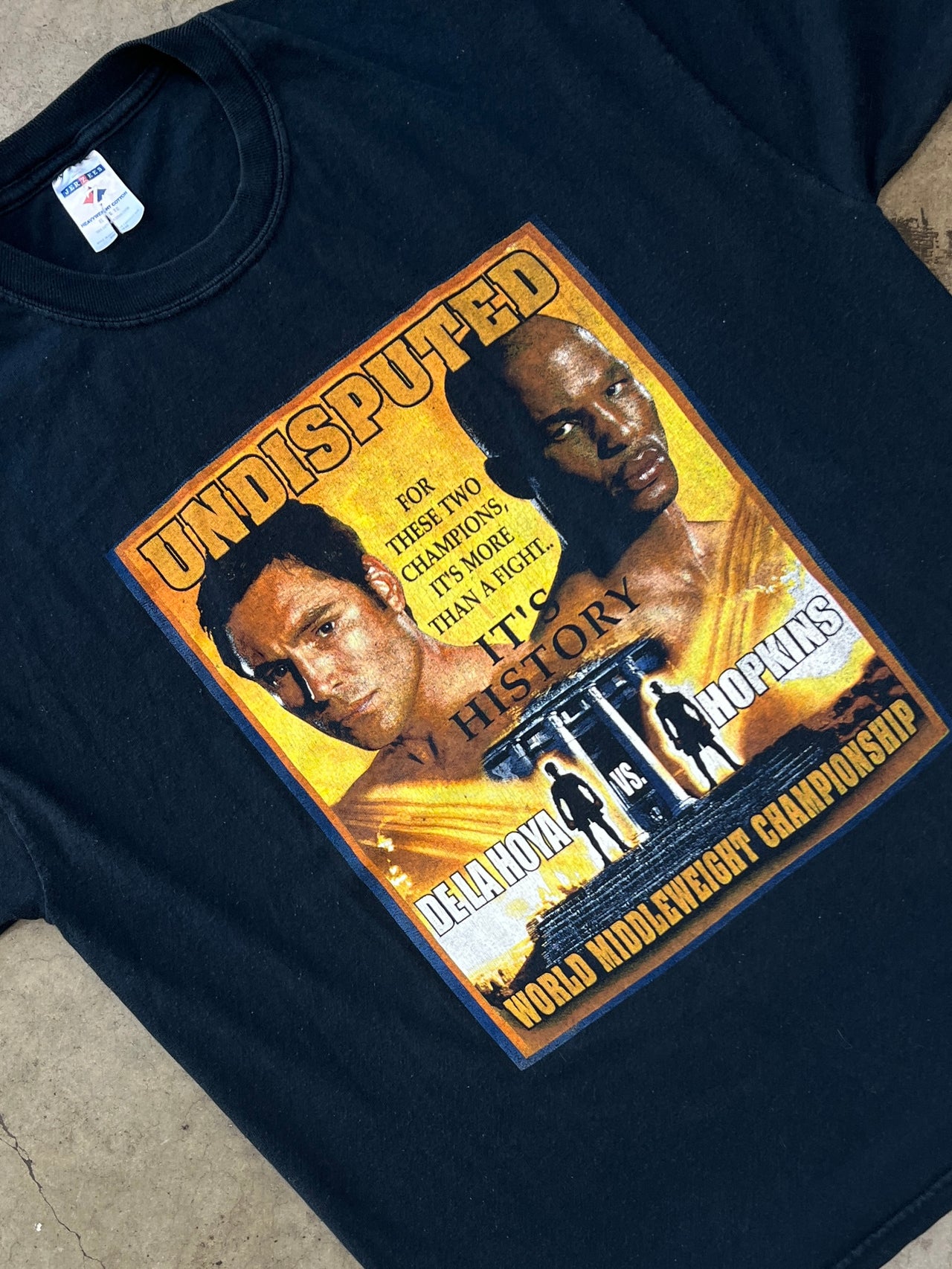 2004 Oscar De La Hoya Hopkins Undisputed Championship Tee