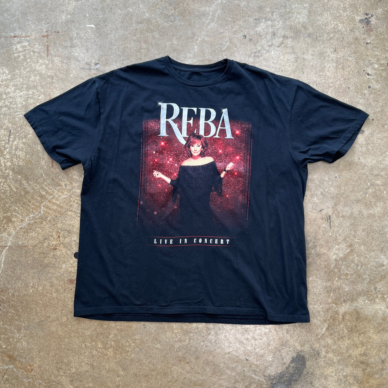 2000s Reba Live in Concert Tour Dates Concert Tee