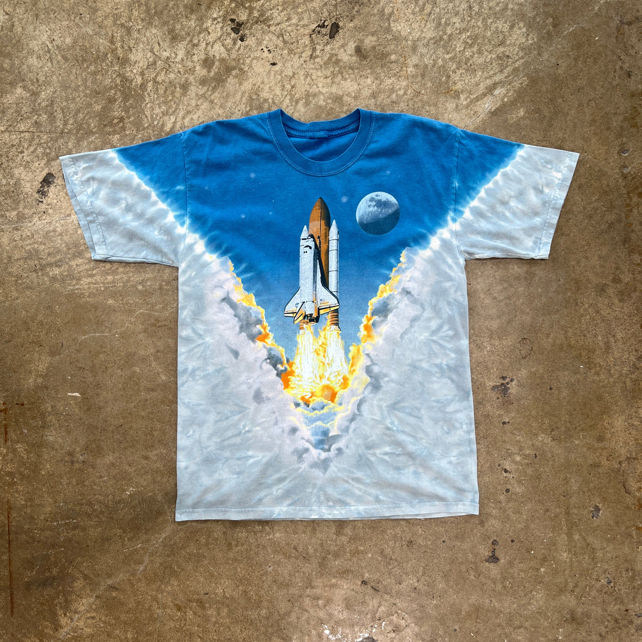 Boeing Rocketship NASA Take off Tie Dye Tee