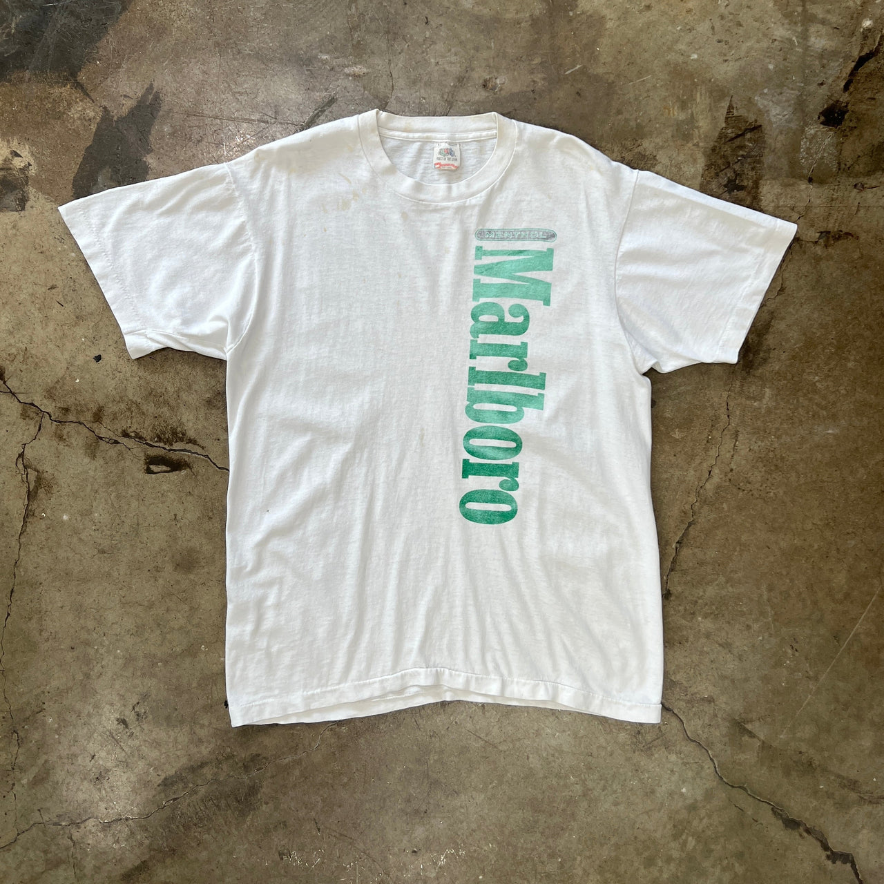 Marlboro Menthol Cigarette Single Stitch Tee MiUSA