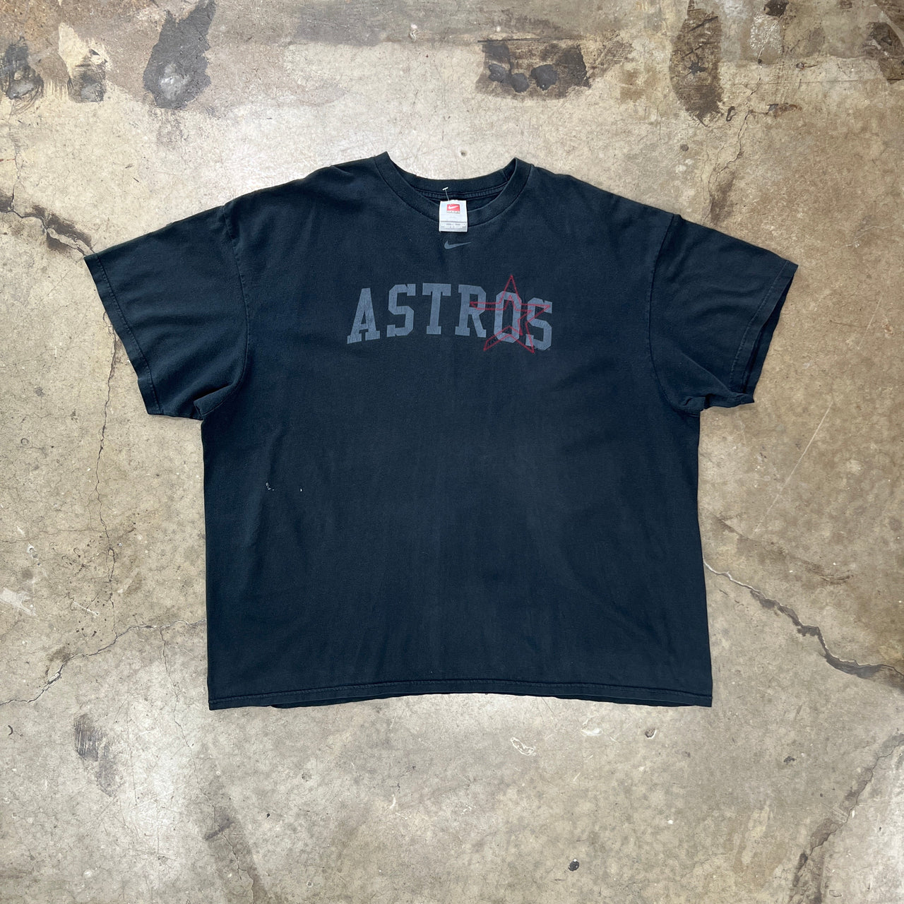 2000s Nike MLB Astros Embriodered Logo Tee