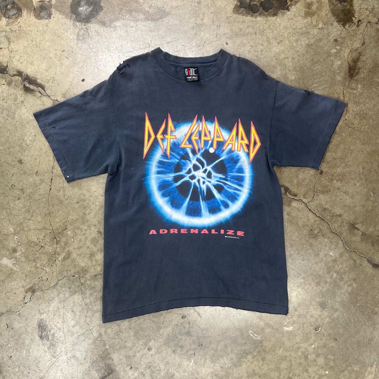 1992 Def Leppard Adrenalize Single Stitch Giant Tee