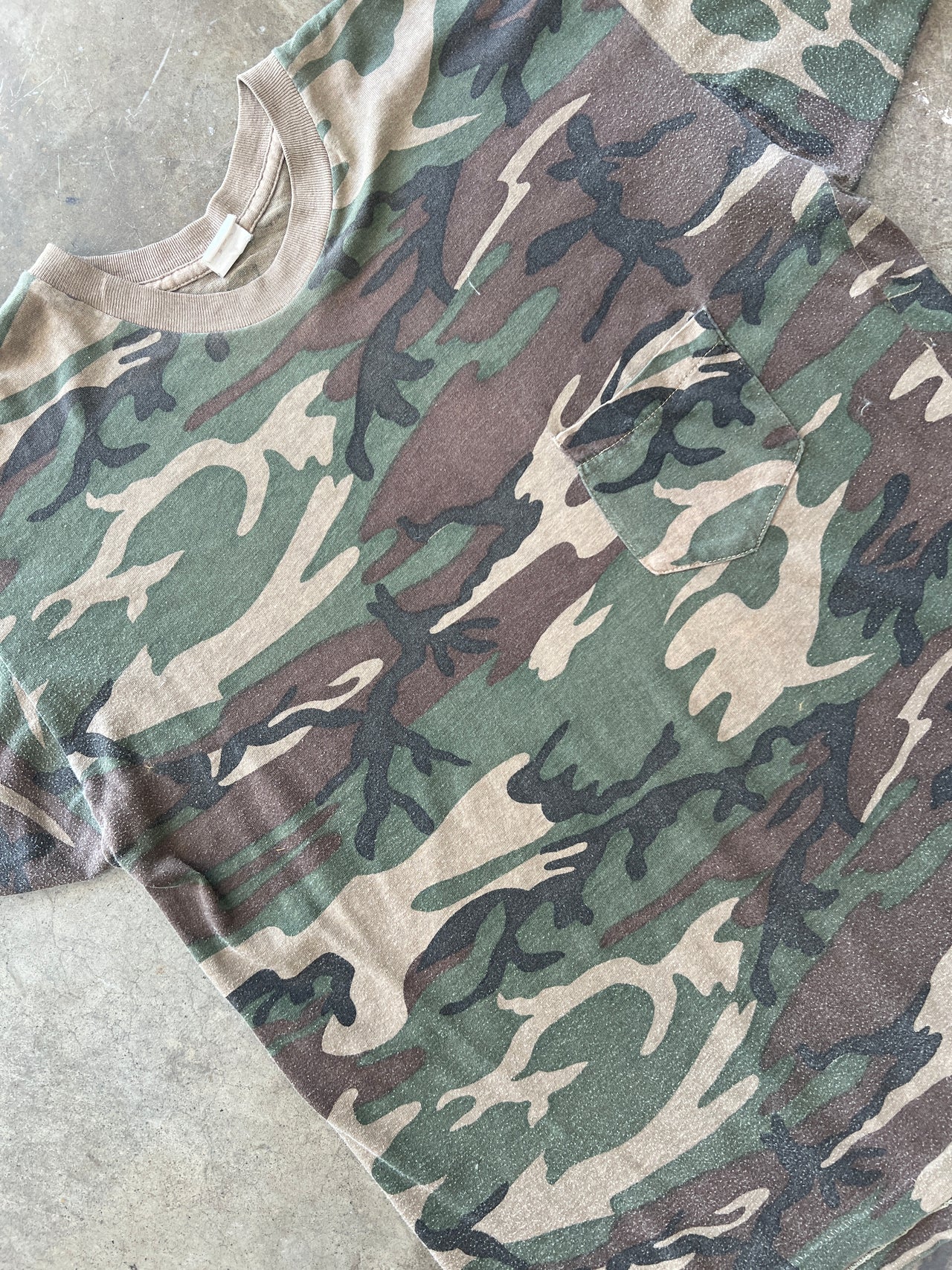 Army Camo Pocket Tee