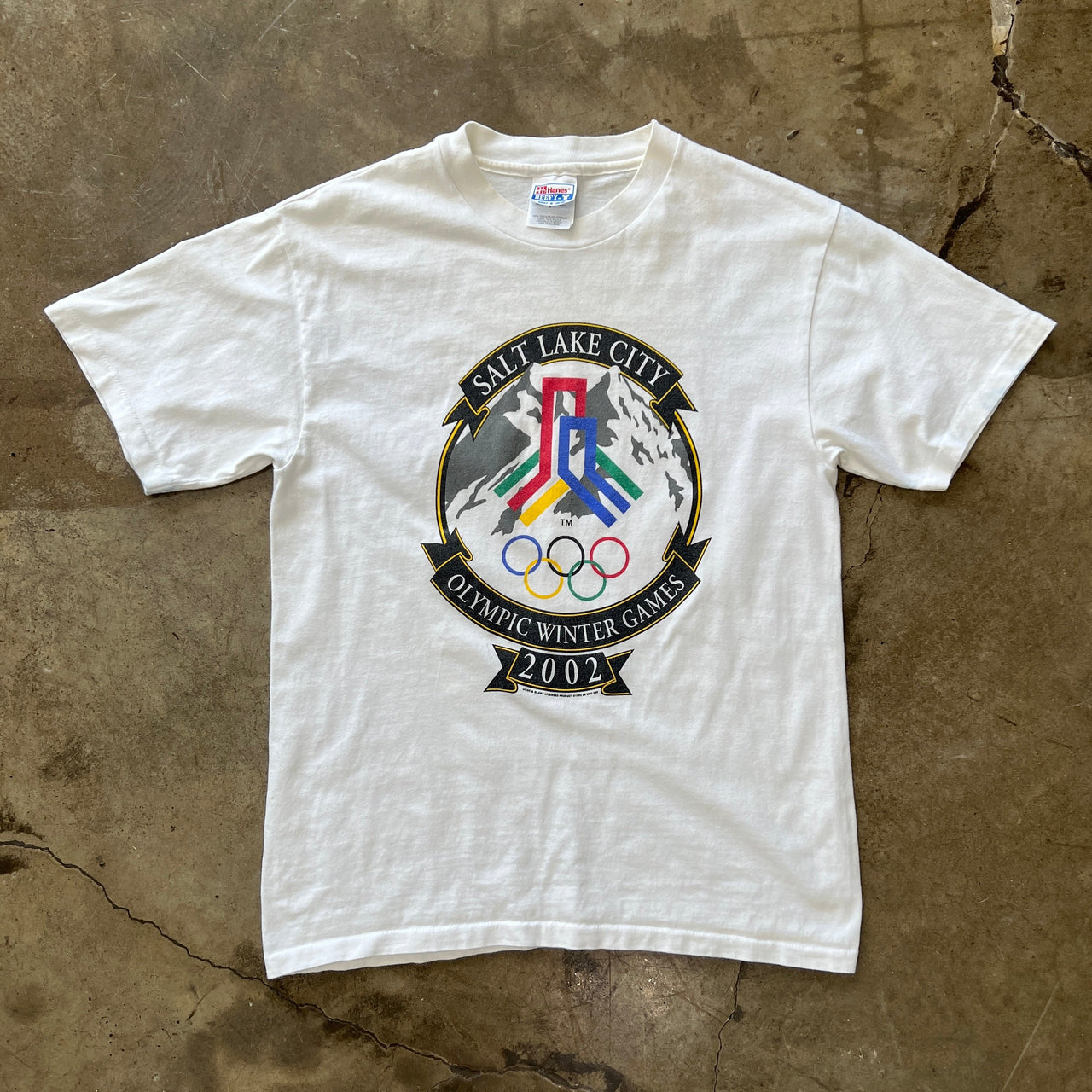 2002 Olympic Winter Games Single Stitch Tee