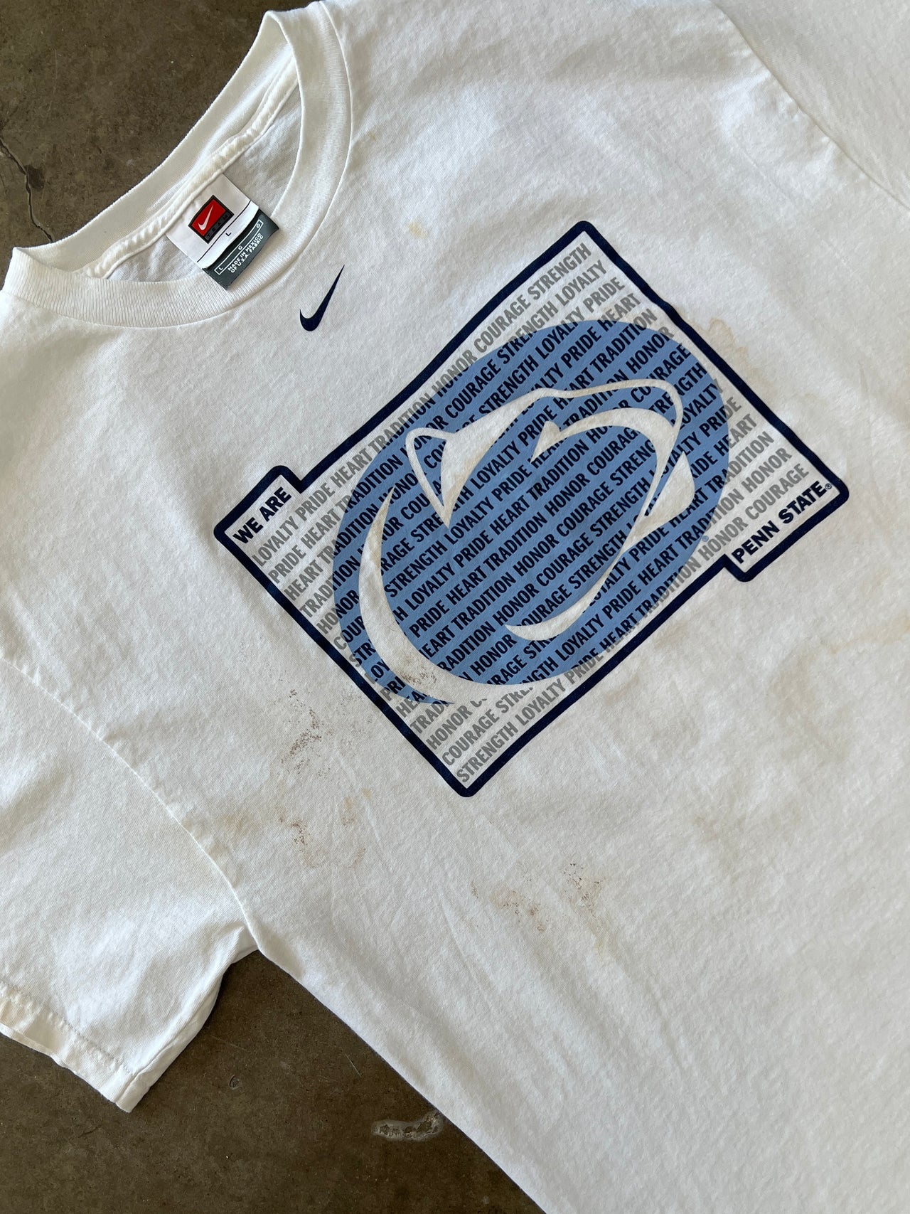 2007 Nike Penn State Believe Football Tee