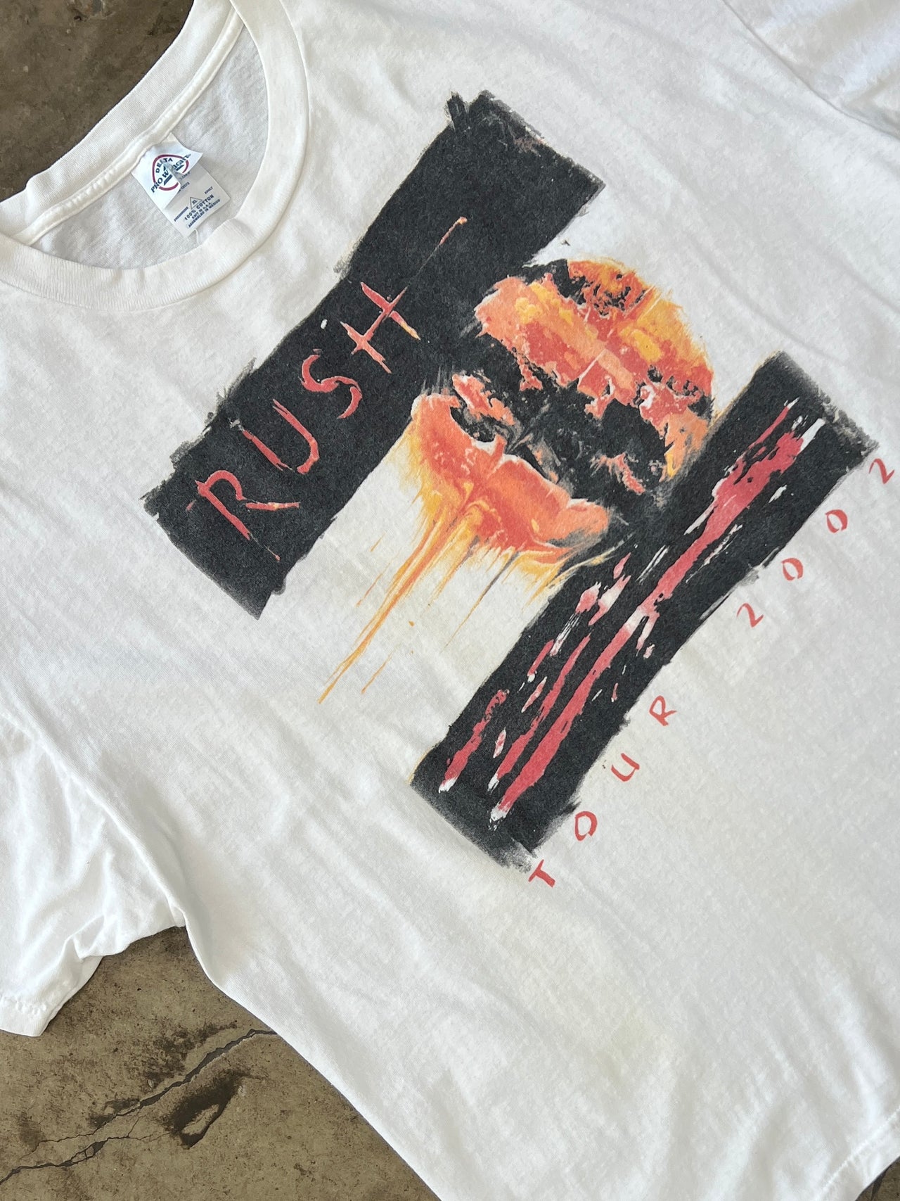 2002 Rush Vapor Trails Tour Tee