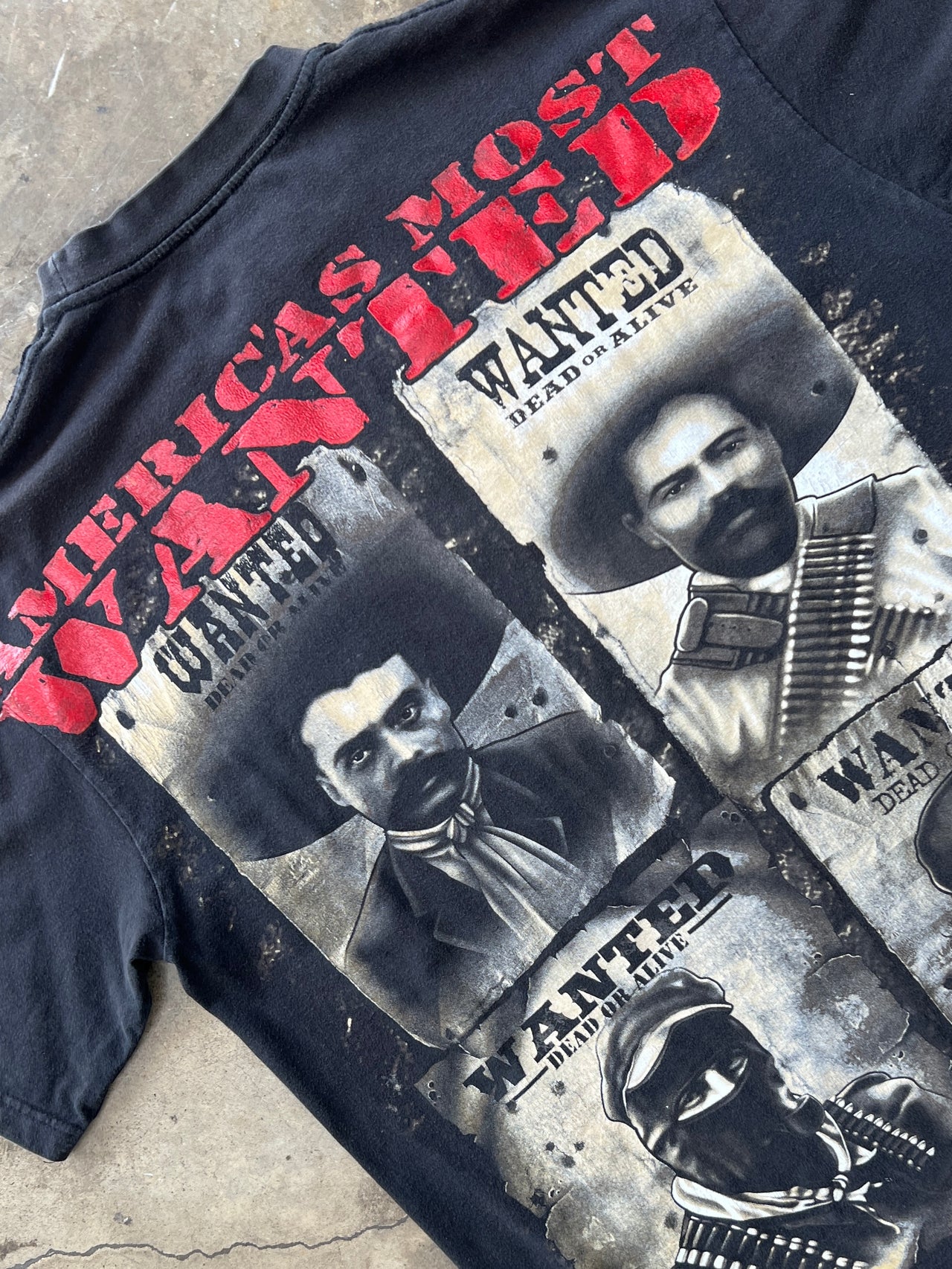 America's Most Wanted Zapata, Villa, Marcos, Che Tee