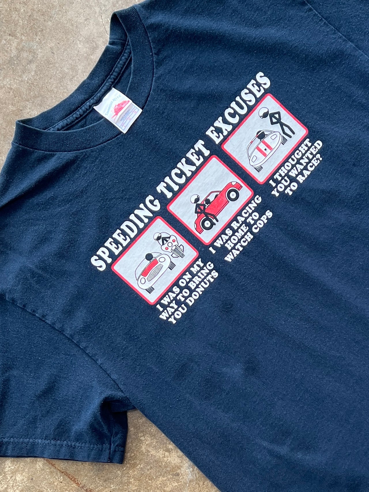 Y2K Speeding Ticket Race Tennesse River Tee
