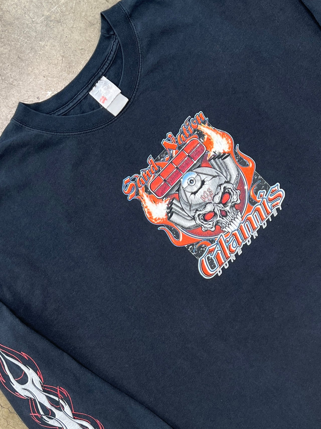 Sand Nation Skull Engine Gilman's Flame Sleeve
